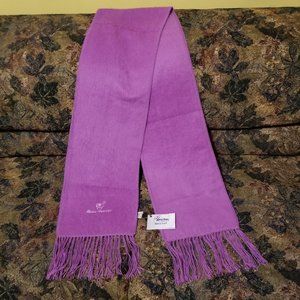 Soft warm, alpaca wool blend, woven scarf, purple, not itchy Alpaca Camargo Peru